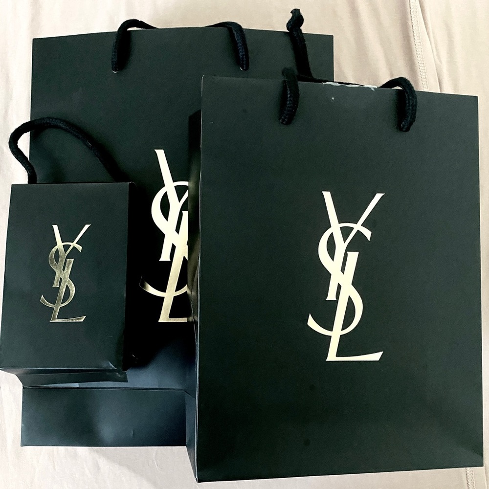 YSL: Beauty Gift Bags, 3 Different Sizes